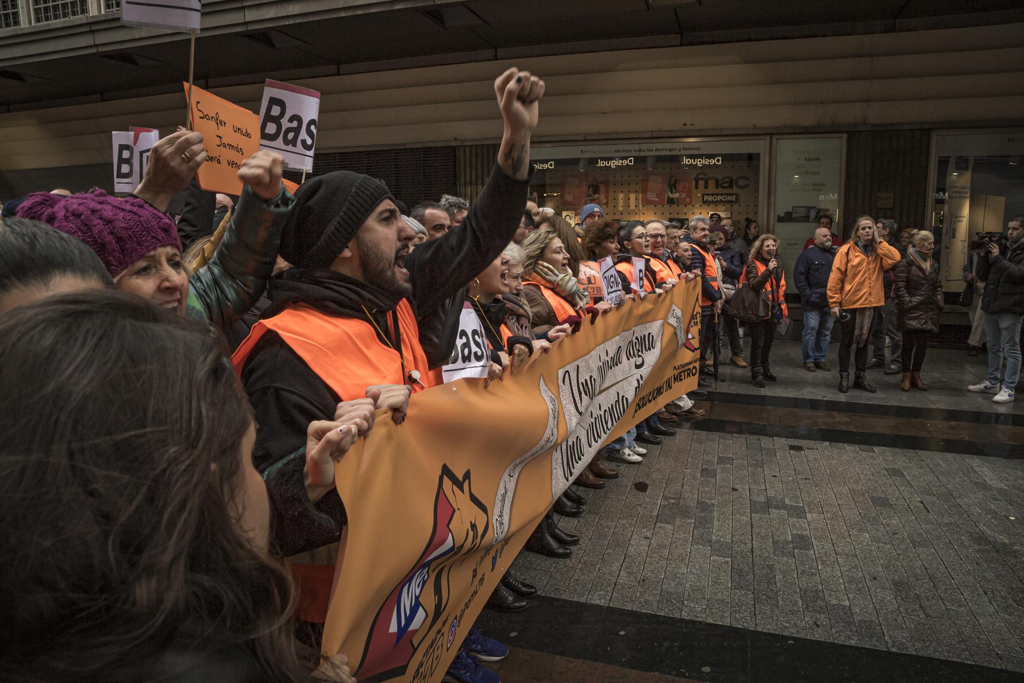 Manifestación Metro San Fernando - 3